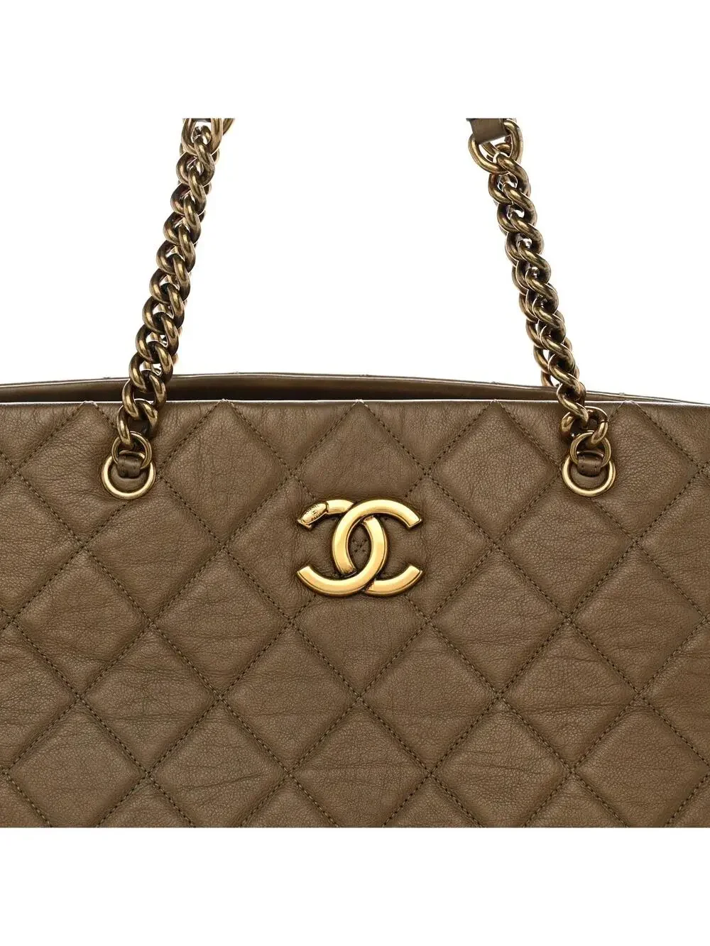 Chanel Metallic Calfskin Quilted Large #343004C19B